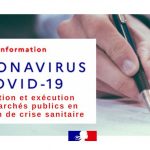 Passation et exécution des marchés publics en situation de crise sanitaire