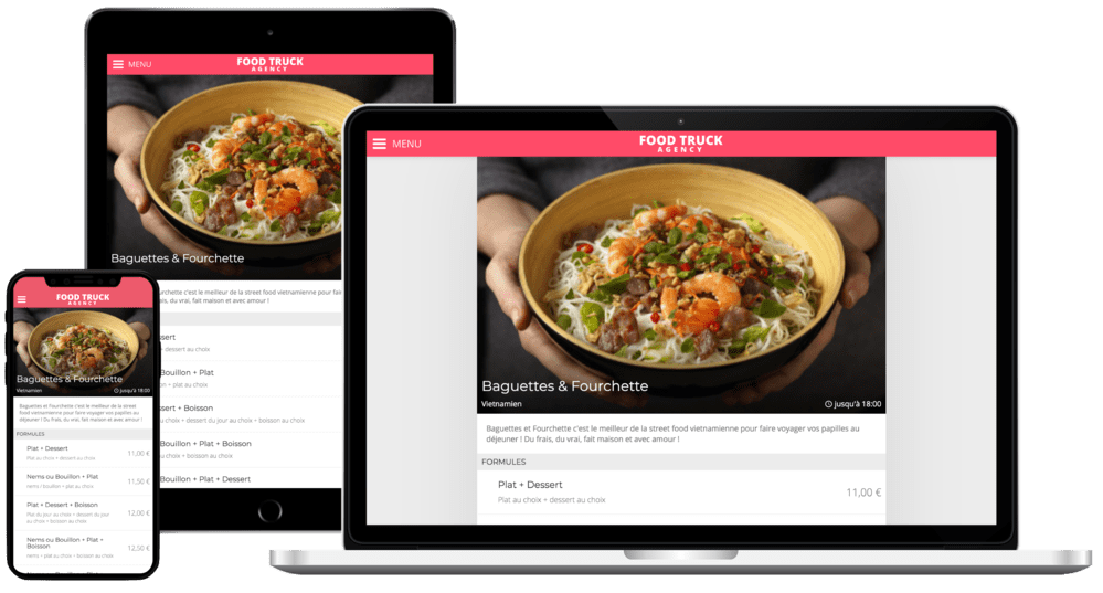 Déjeuner au travail en respectant la distanciation sociale avec Food Truck Agency