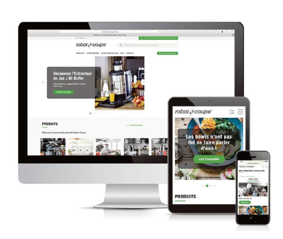 Un nouveau site web France fonctionnel et redesigné pour Robot-Coupe