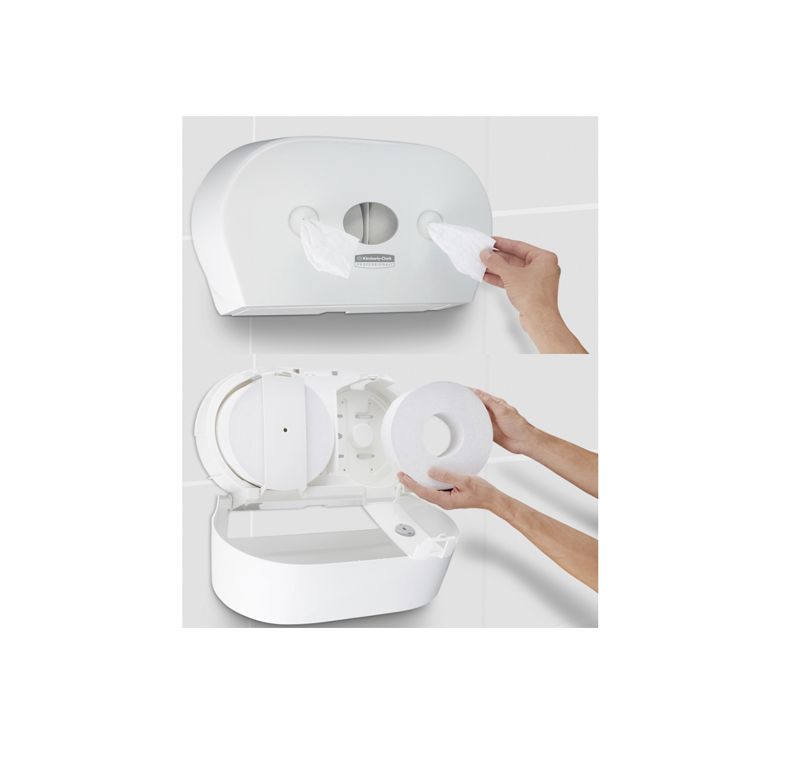 Le Scott Control Mini Twin, nouveau distributeur écologique et hygiénique par Kimberly-Clark Professional