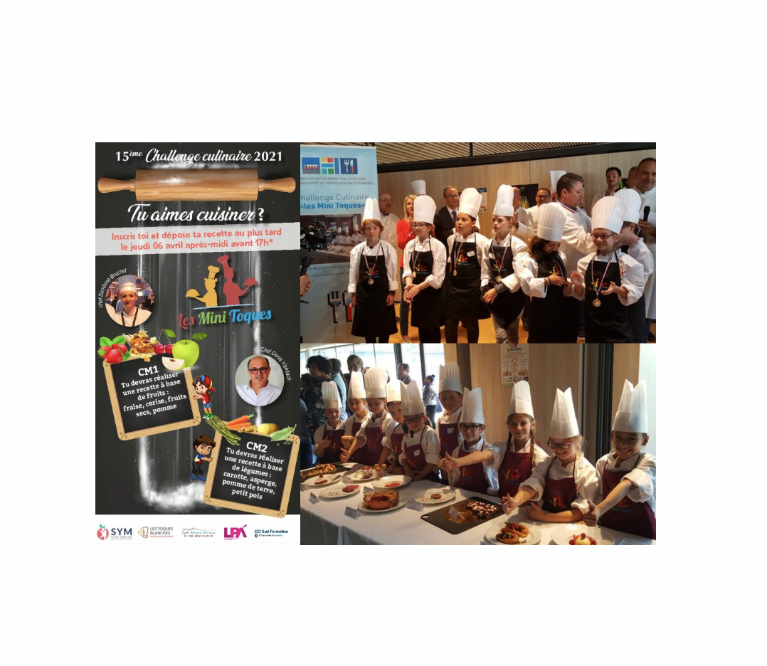 15ème challenge culinaire « Les Mini Toques » par le SYM