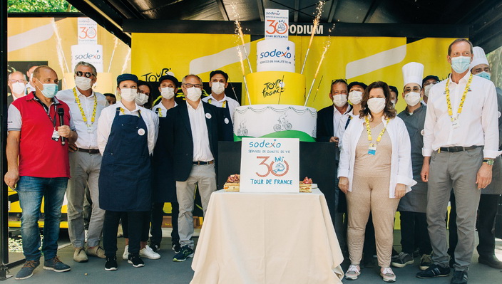 Un partenariat gagnant entre Sodexo et le Tour de France
