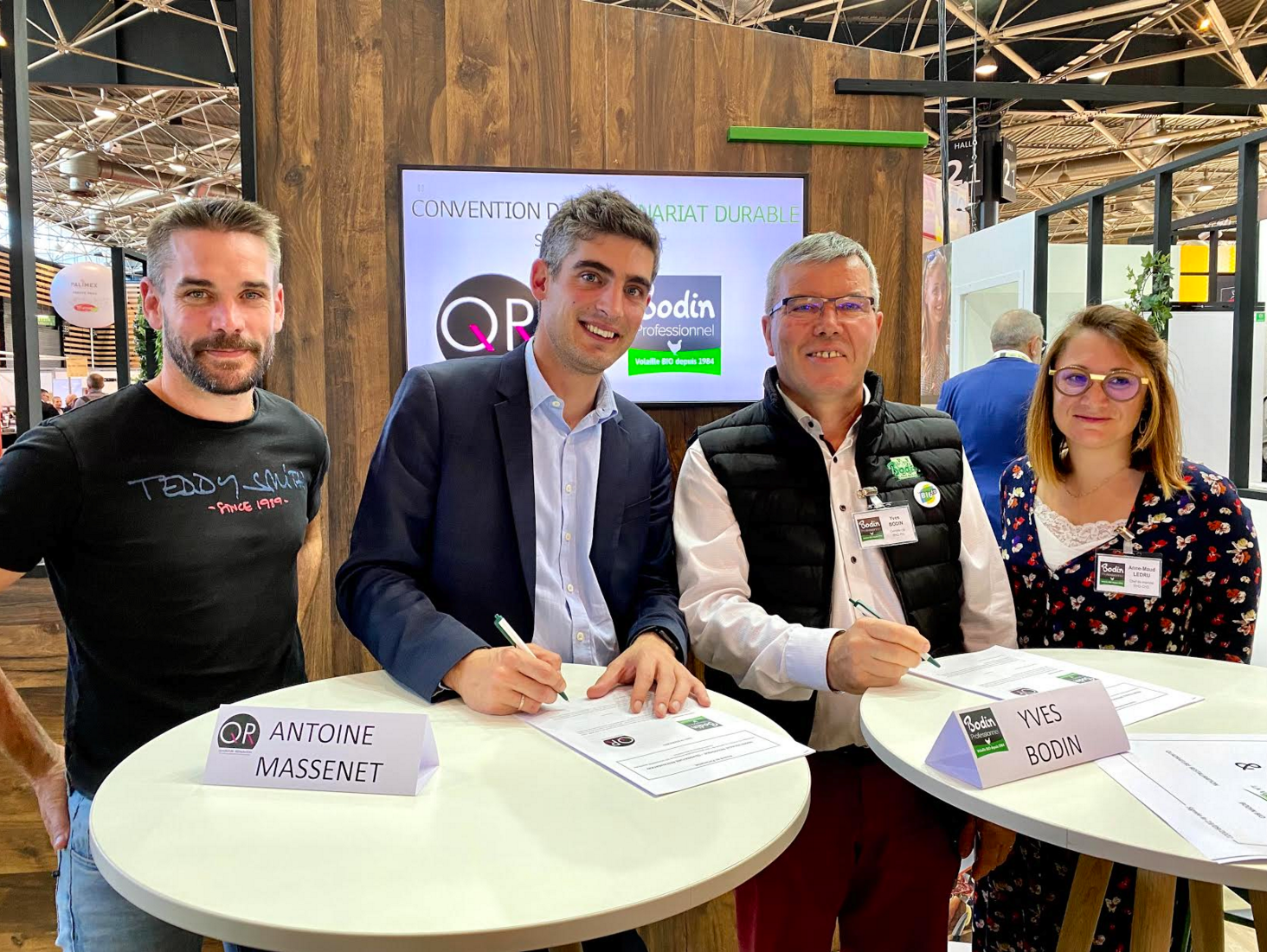 Signature d’un partenariat durable entre Quadrature Restauration et Bodin Professionnel