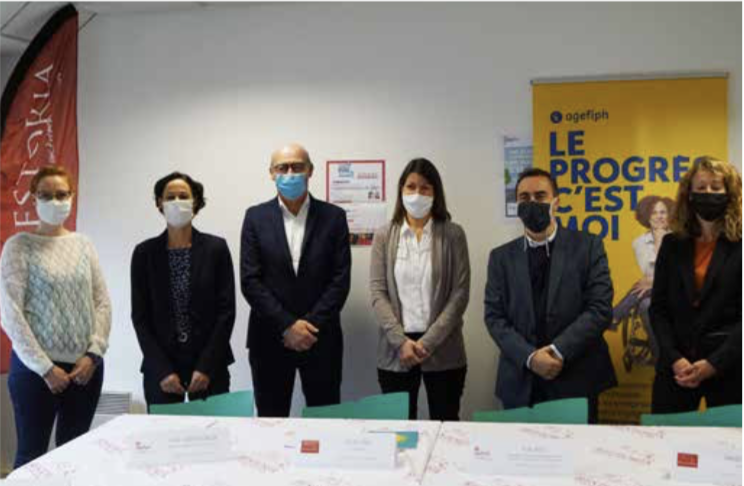 Signature d’une convention entre Restoria et l’Agefiph