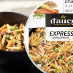 Les « Nouilles chinoises aux légumes », une recette d’aucy foodservice