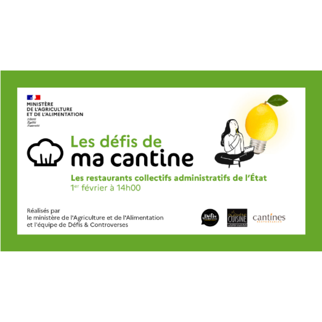6 webinaires à destination des acteurs de la restauration collective