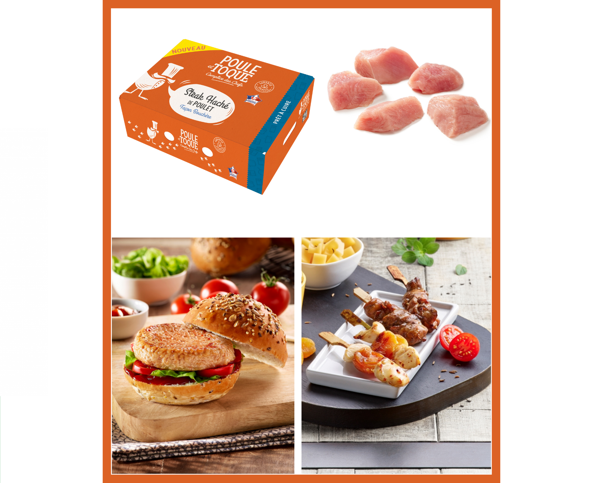 Les Cubes de Filet de Dinde, une nouveauté Poule et Toque