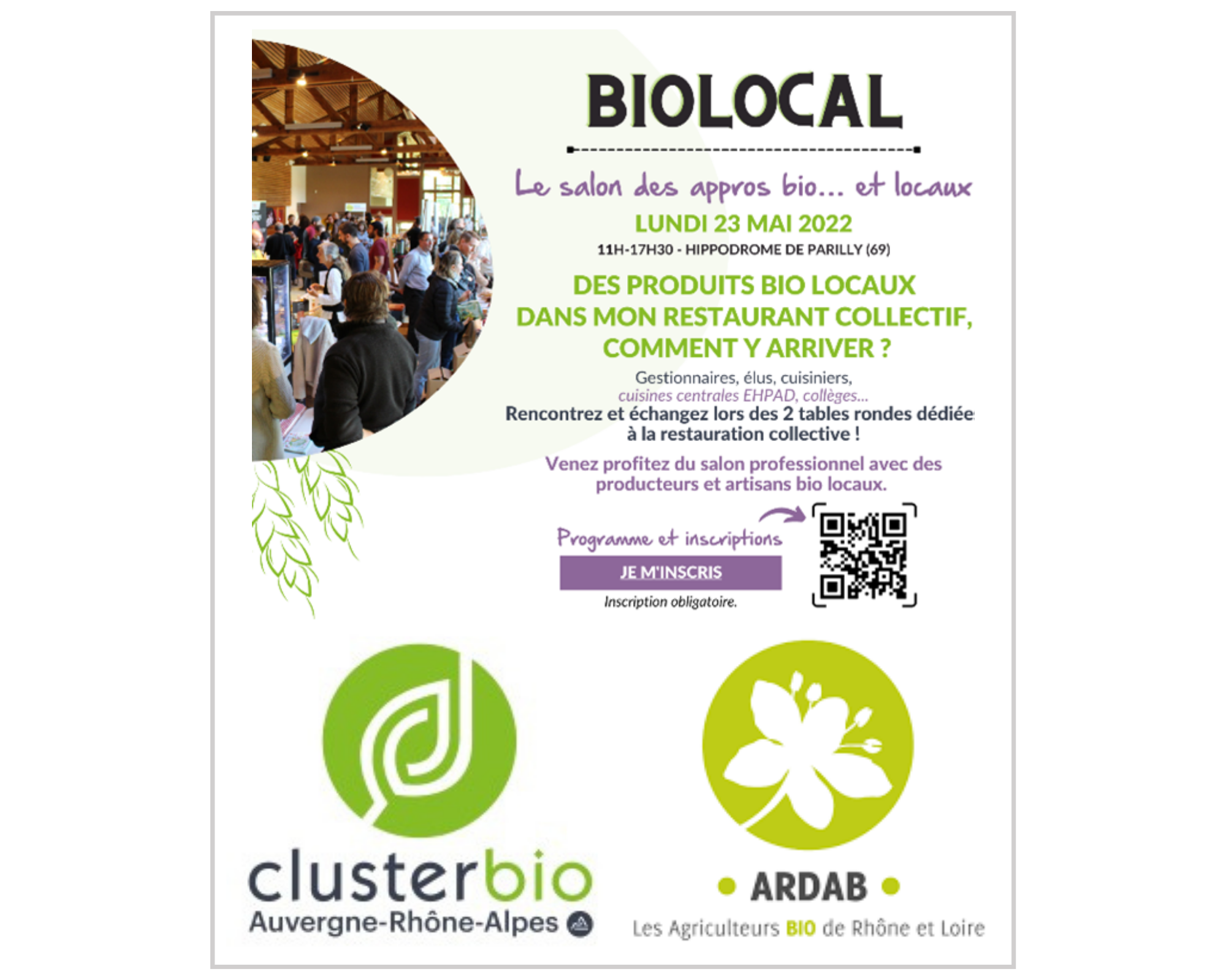 1re édition du salon Biolocal le 23 mai près de Lyon