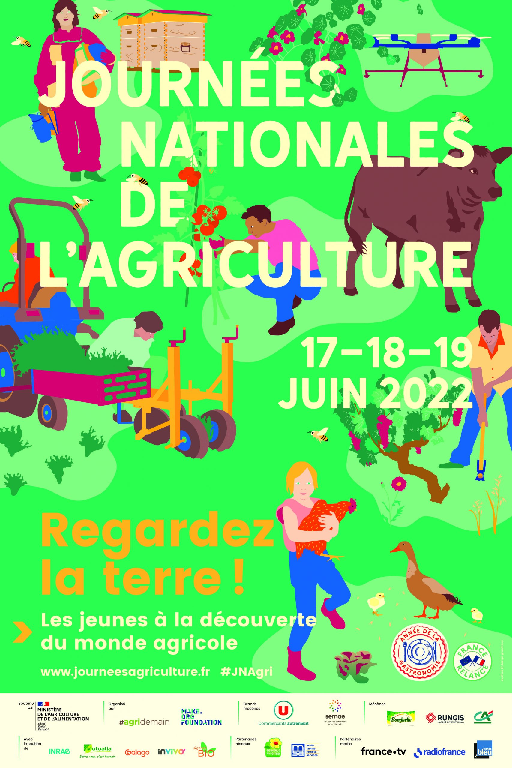 « Regardez la terre », une opération pédagogique lors des Journées Nationales de l’Agriculture