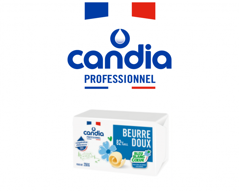 Une première gamme de produits Bleu Blanc Cœur par Candia Professionnel