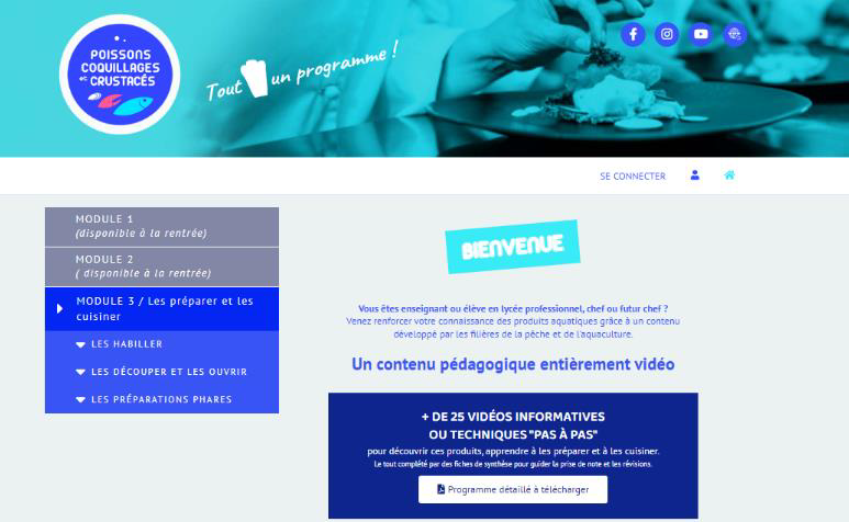 « Tout un programme ! », une plateforme pédagogique dédiée aux produits aquatiques
