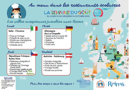 Une Semaine du Goût aux couleurs de l’Europe à Reims