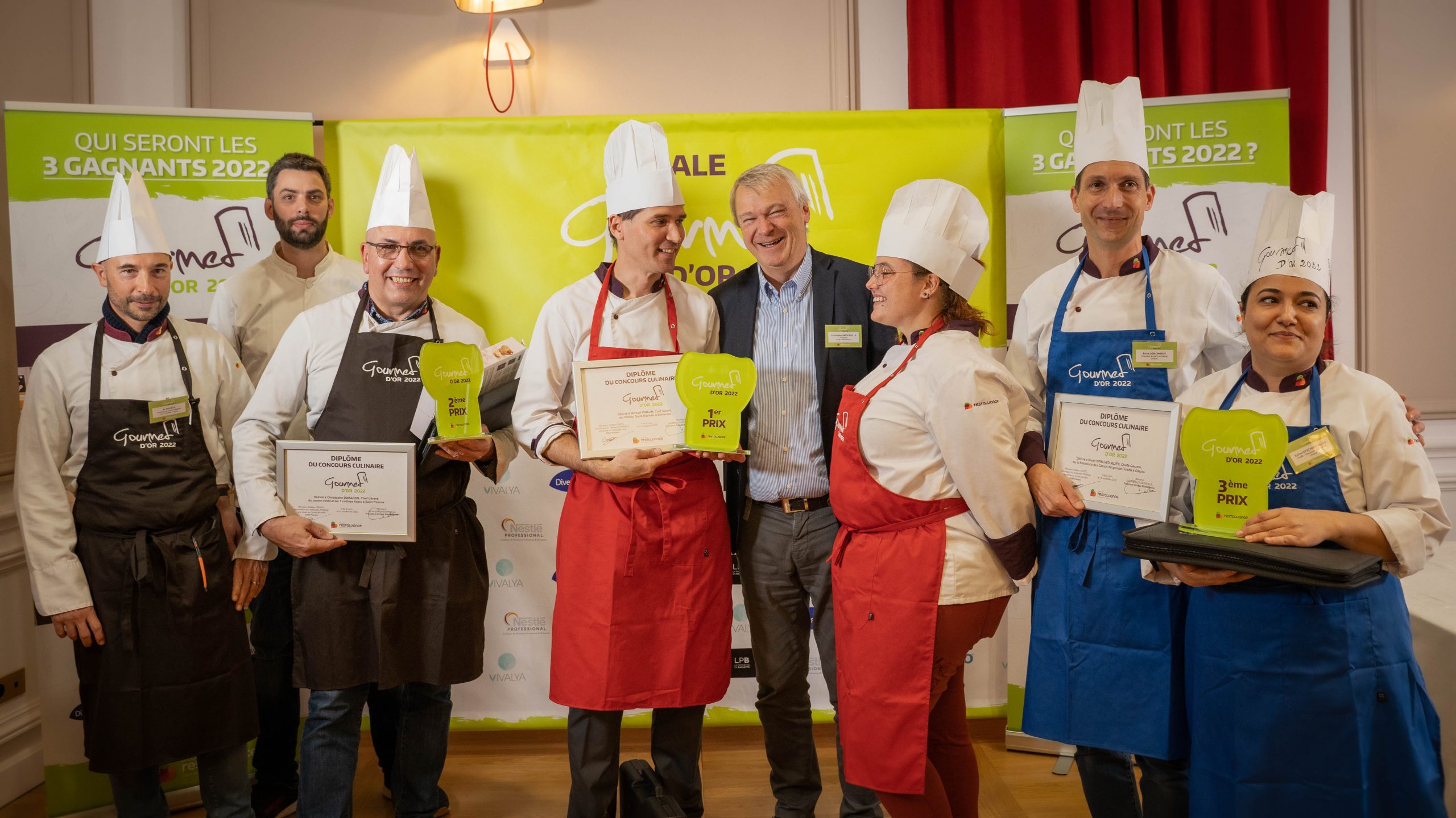 Mickael Pinson et Justine Colin, vainqueurs du concours Le Gourmet d’Or