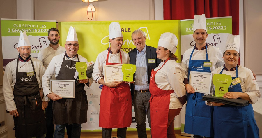 Mickaël Pinson et Justine Colin, vainqueurs du Gourmet d’Or