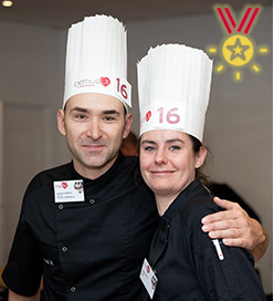 Agathe Motte et Guillaume Géraud remportent le Concours des Chefs DomusVi 2022