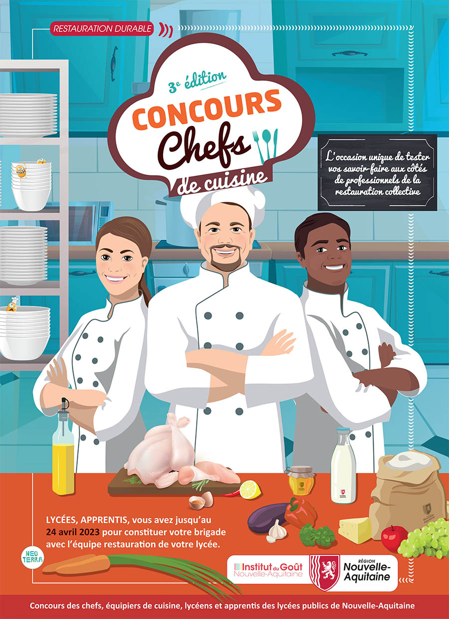 Lancement de la 3e édition du Concours des Chefs de Nouvelle-Aquitaine