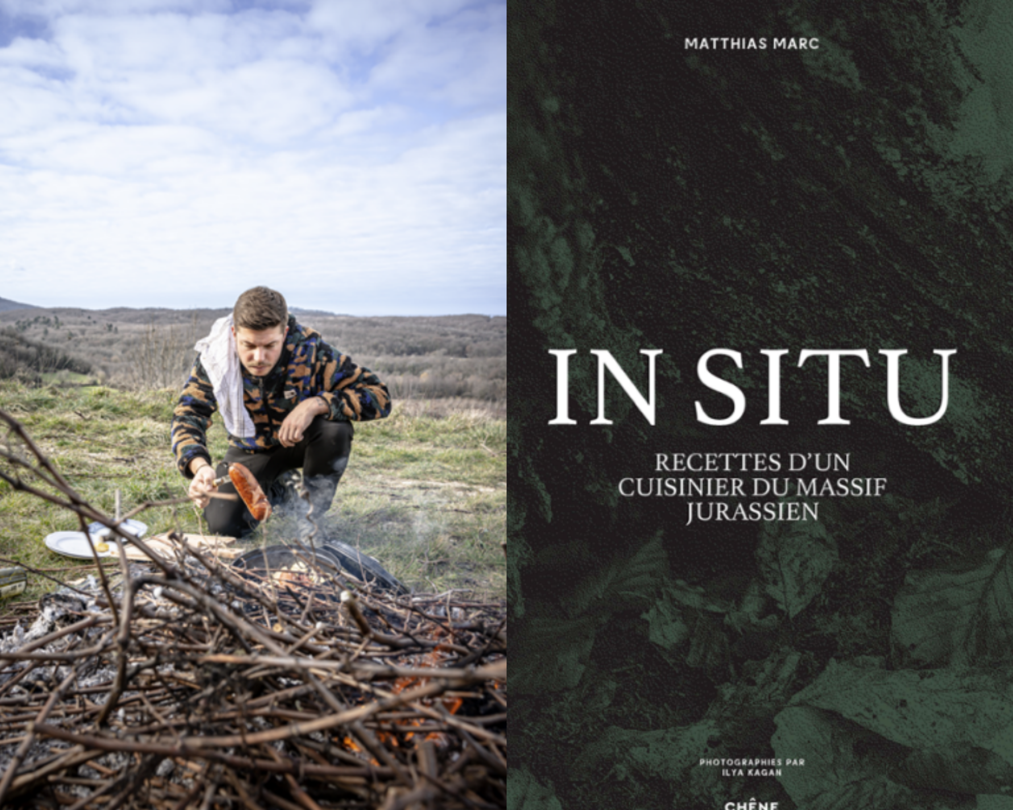 Dans « IN SITU », Matthias Marc livre ses « Recettes d’un cuisinier du Massif jurassien »