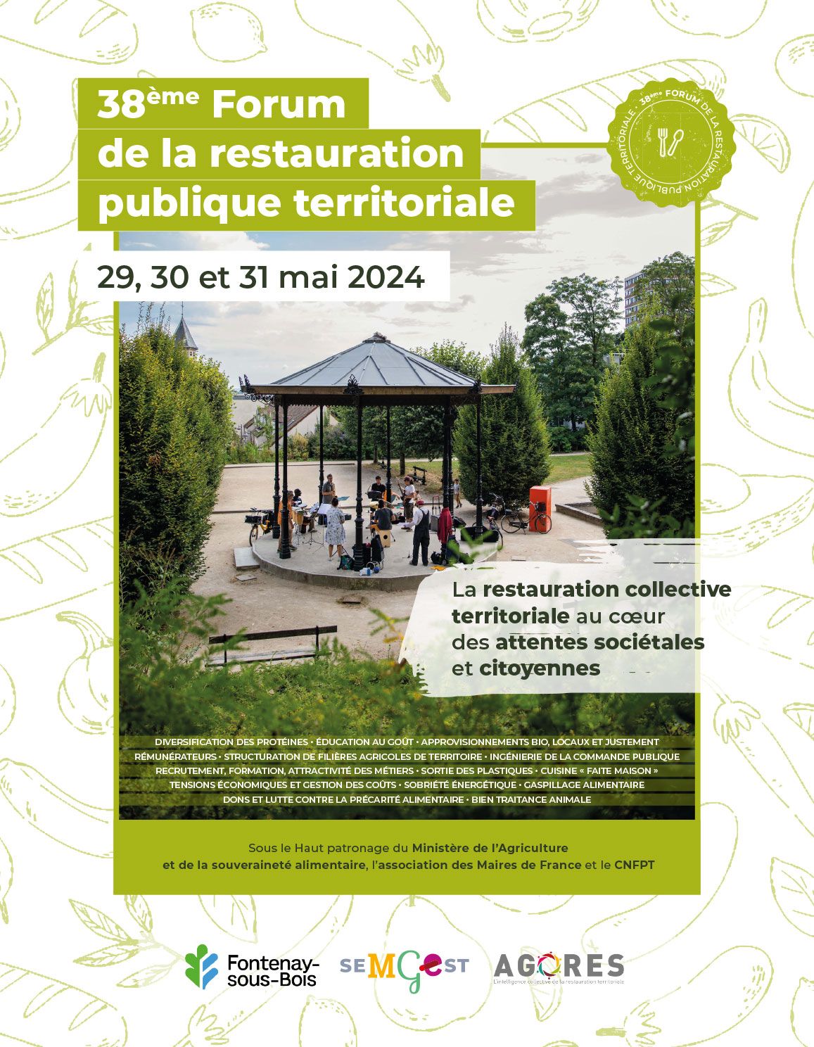 Fontenay-sous-Bois accueillera le 38e Forum Agores