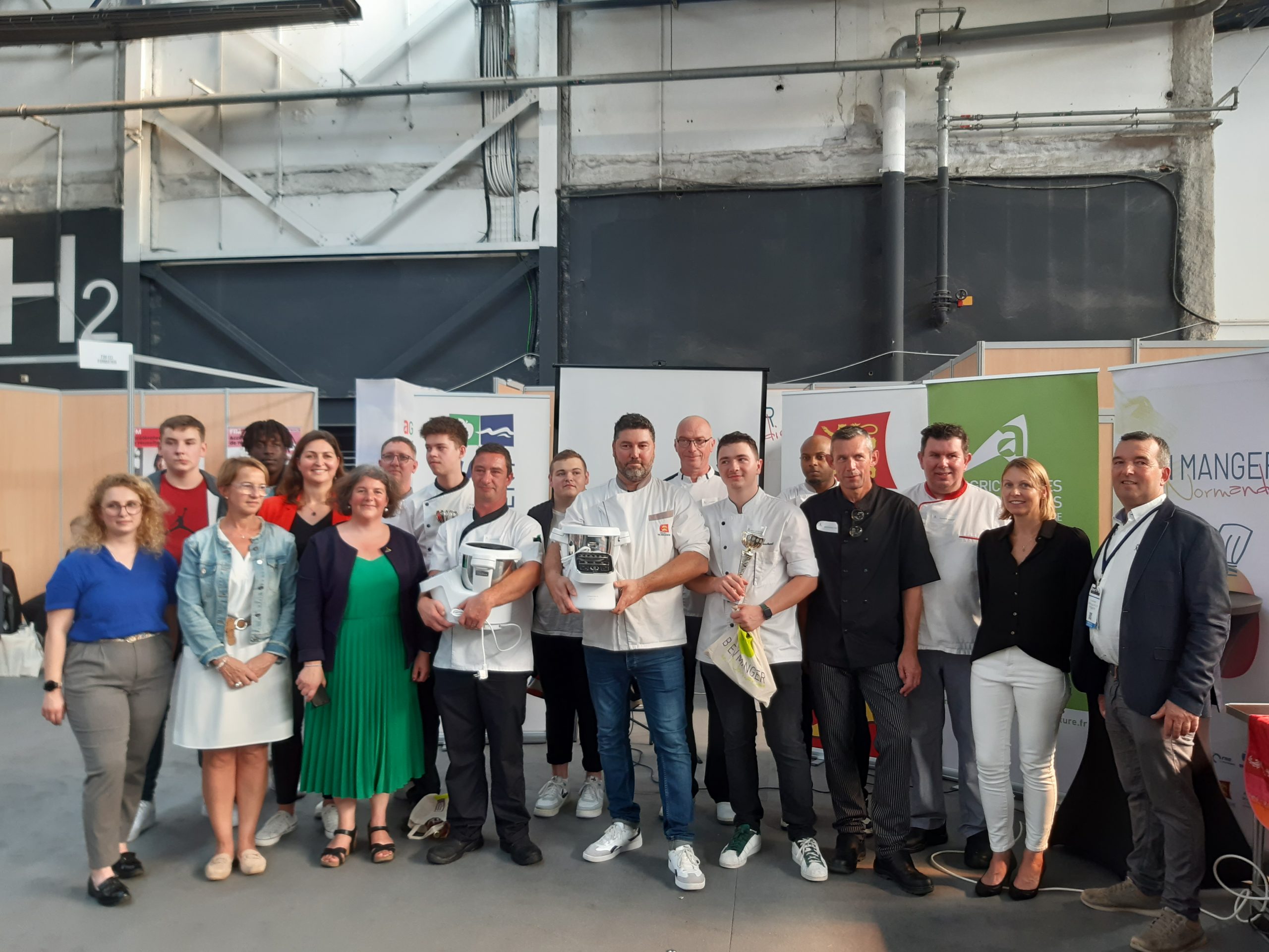 Wilfried Lepionnier et Félix Lesouef remportent le concours « Bien manger en Normandie »
