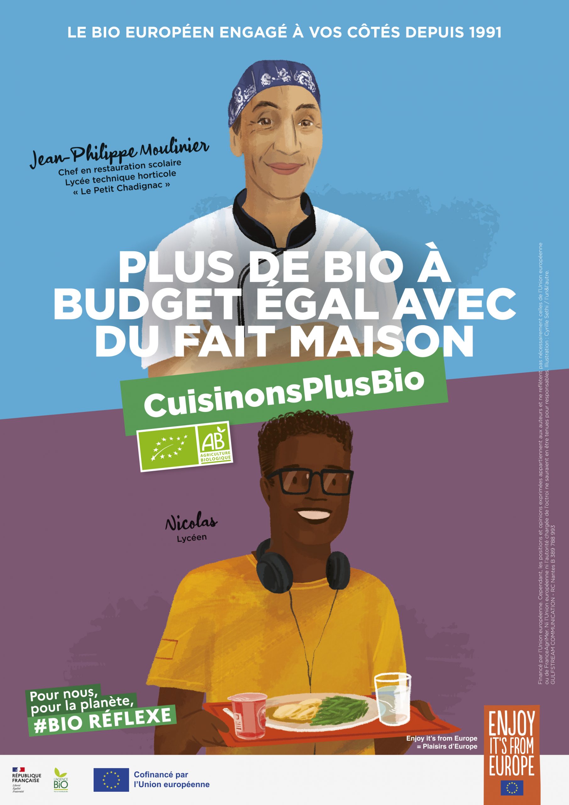 Une campagne pour remettre le bio au cœur des menus