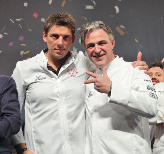 Jérôme Banctel et Fabien Ferré auréolés de 3 étoiles Michelin