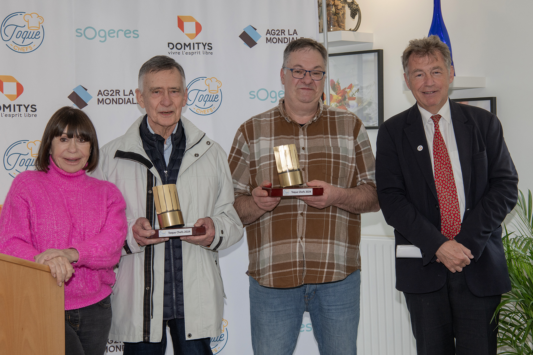 Patrick Mouilleau et Serge Grollier remportent le concours Toque Chefs