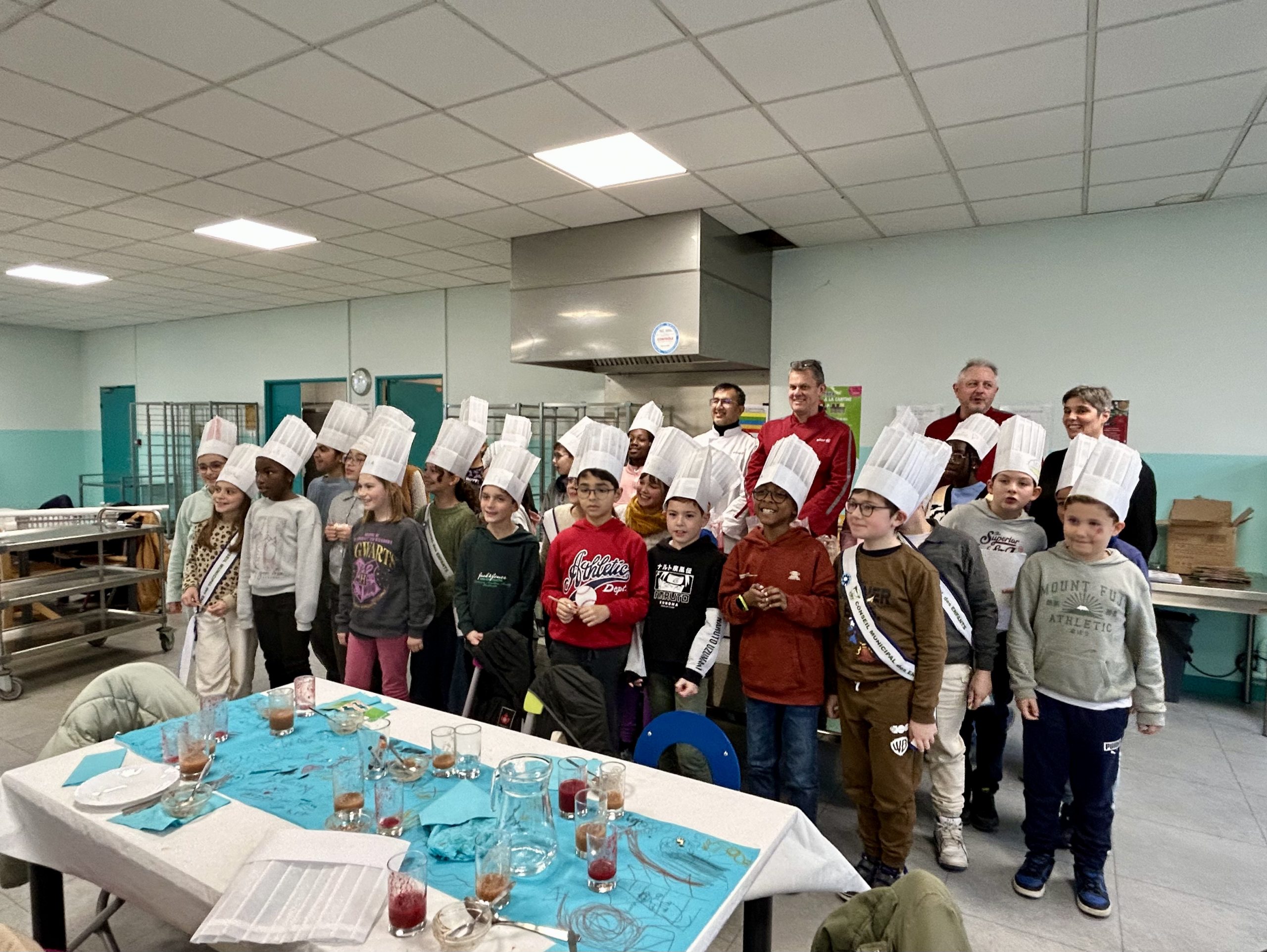 Des tests convives Elior effectués à Viry-Châtillon