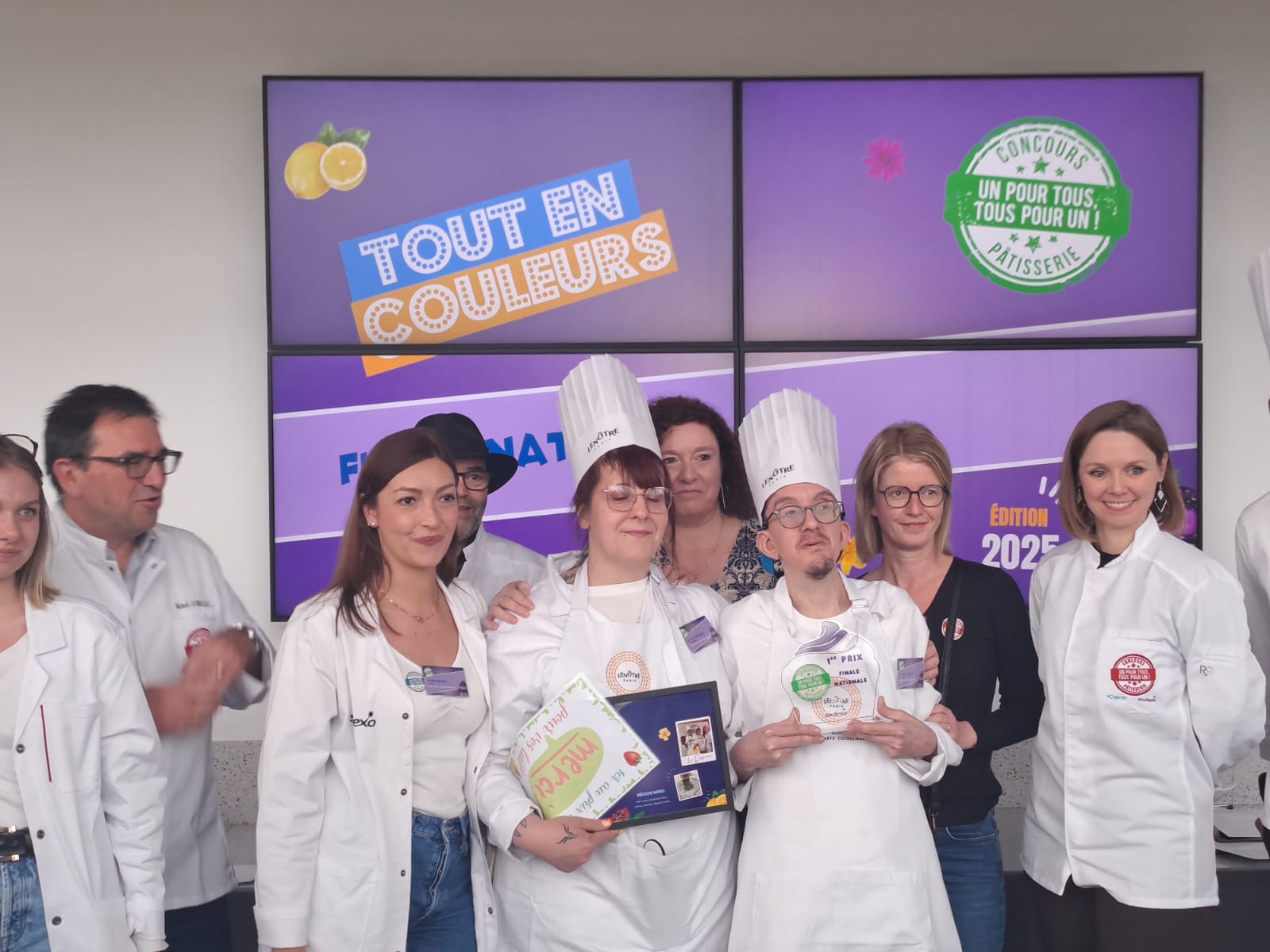 L’équipe de la Somme remporte le concours Un pour tous, tous pour un.