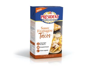 La Sauce Fromagère spéciale Tacos, nouveauté Président Professionnel