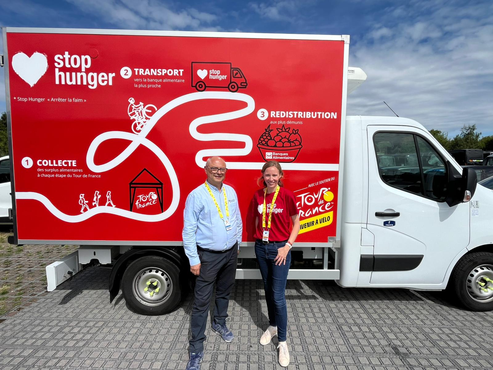 Antigaspi sur le Tour de France avec Sodexo et Stop Hunger