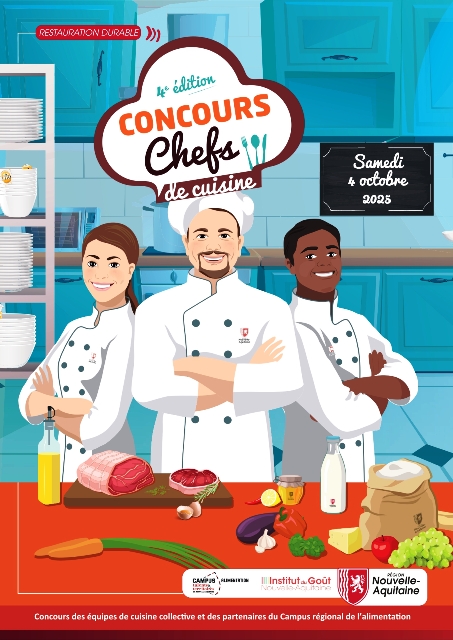 Bientôt la finale du concours des Chefs de cuisine de Nouvelle-Aquitaine
