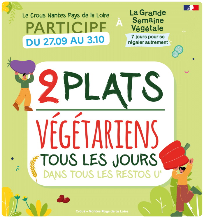 Le Crous de Nantes : toujours plus investi dans une restauration saine et responsable