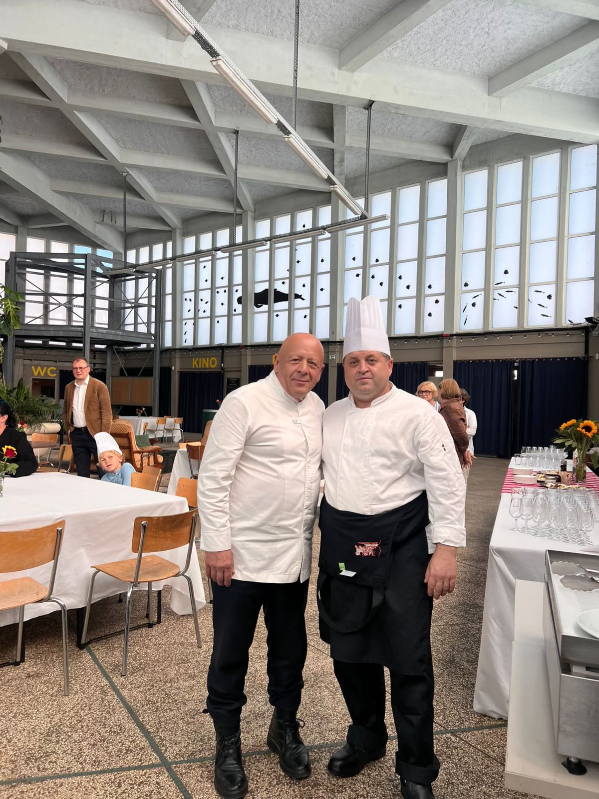 Thierry Marx en Ukraine pour des ateliers avec des vétérans de guerre