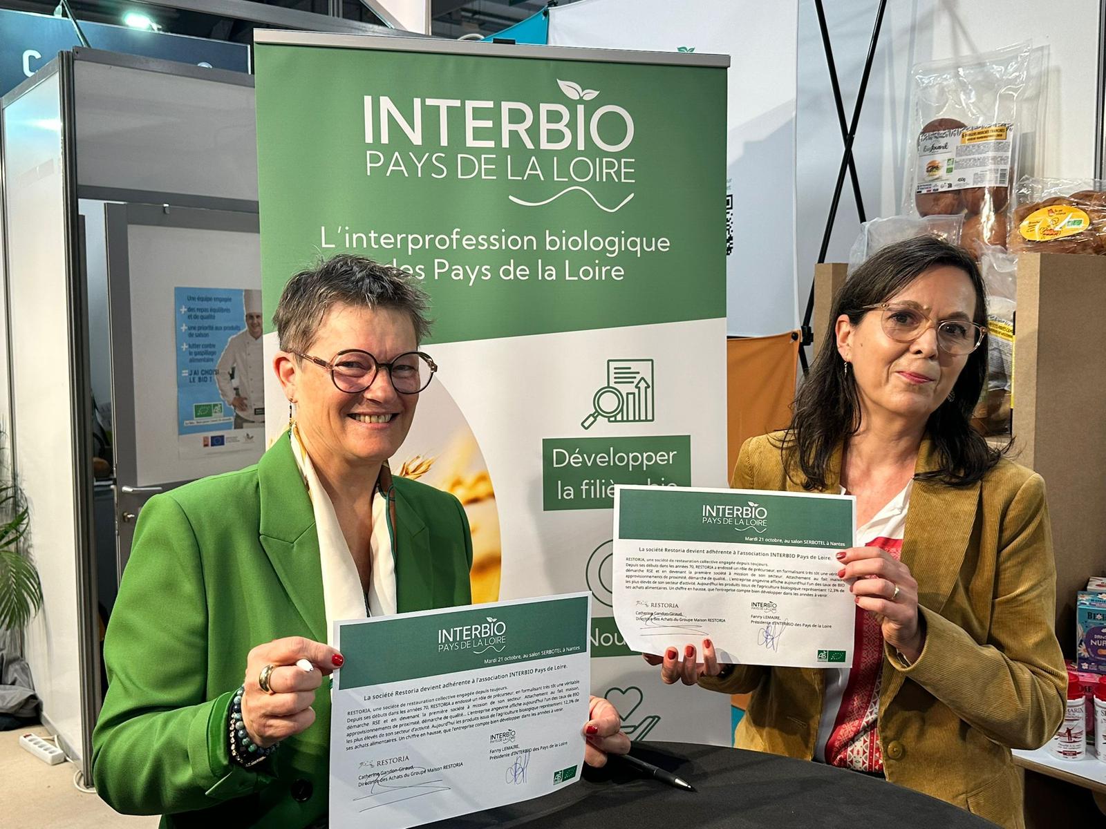 Restoria rejoint Interbio Pays de la Loire