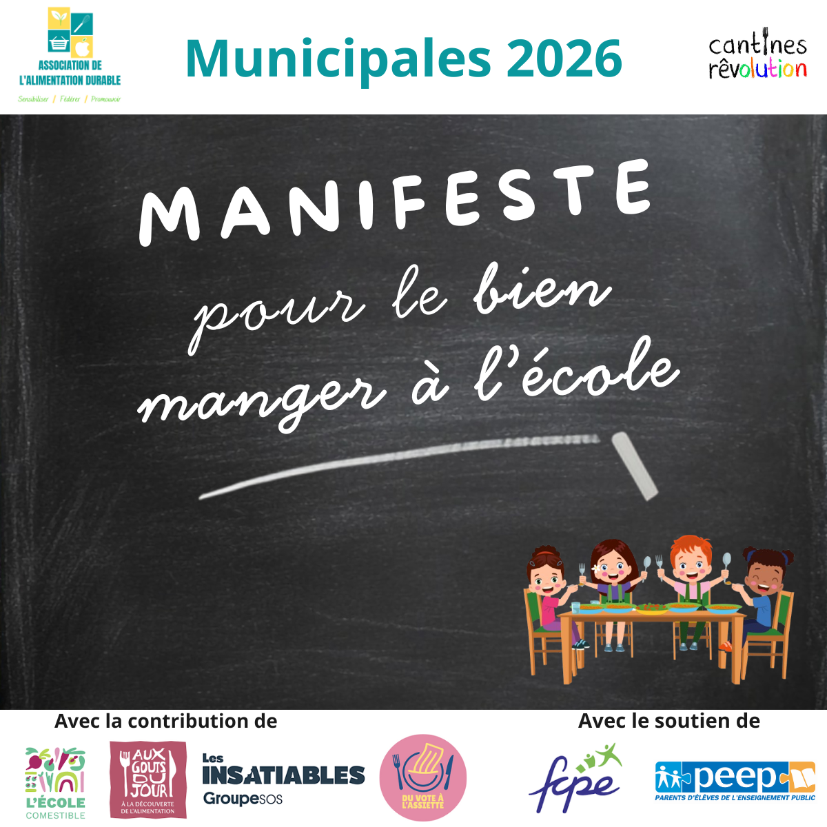 Municipales 2026 : la restauration scolaire au menu !