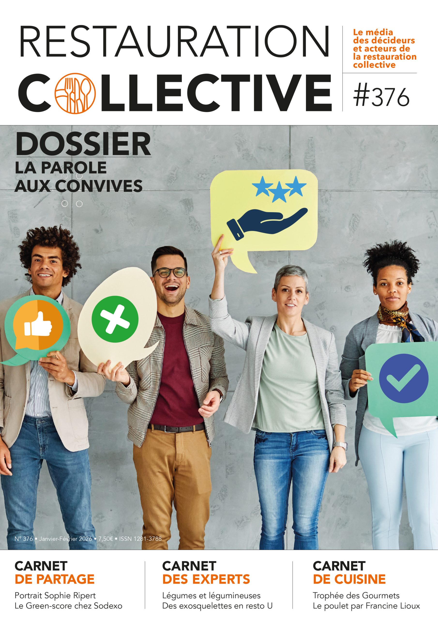 Les convives prennent la parole dans le nouveau numéro de Restauration Collective