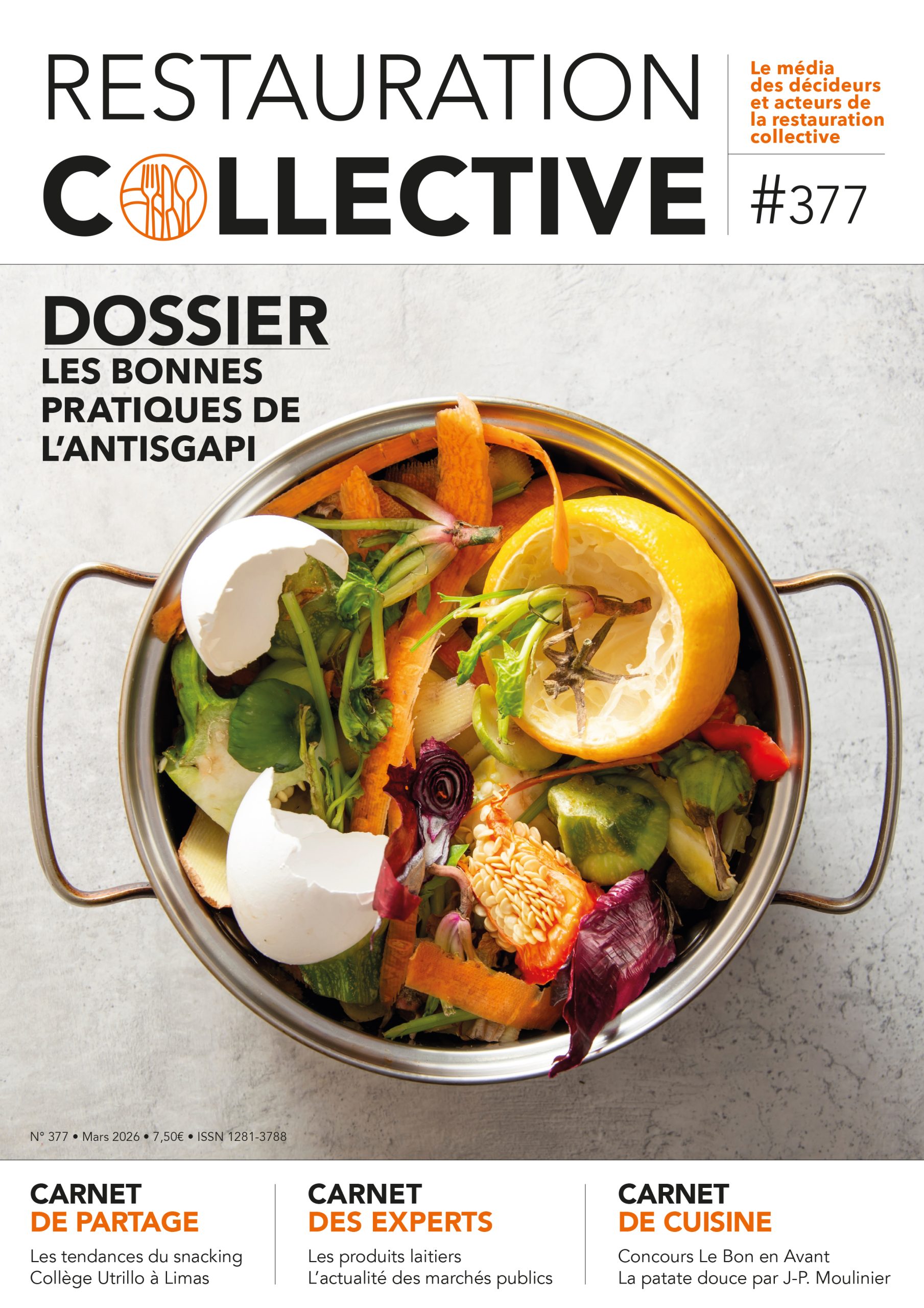 La lutte antigaspi s’invite dans le nouveau numéro de Restauration Collective !