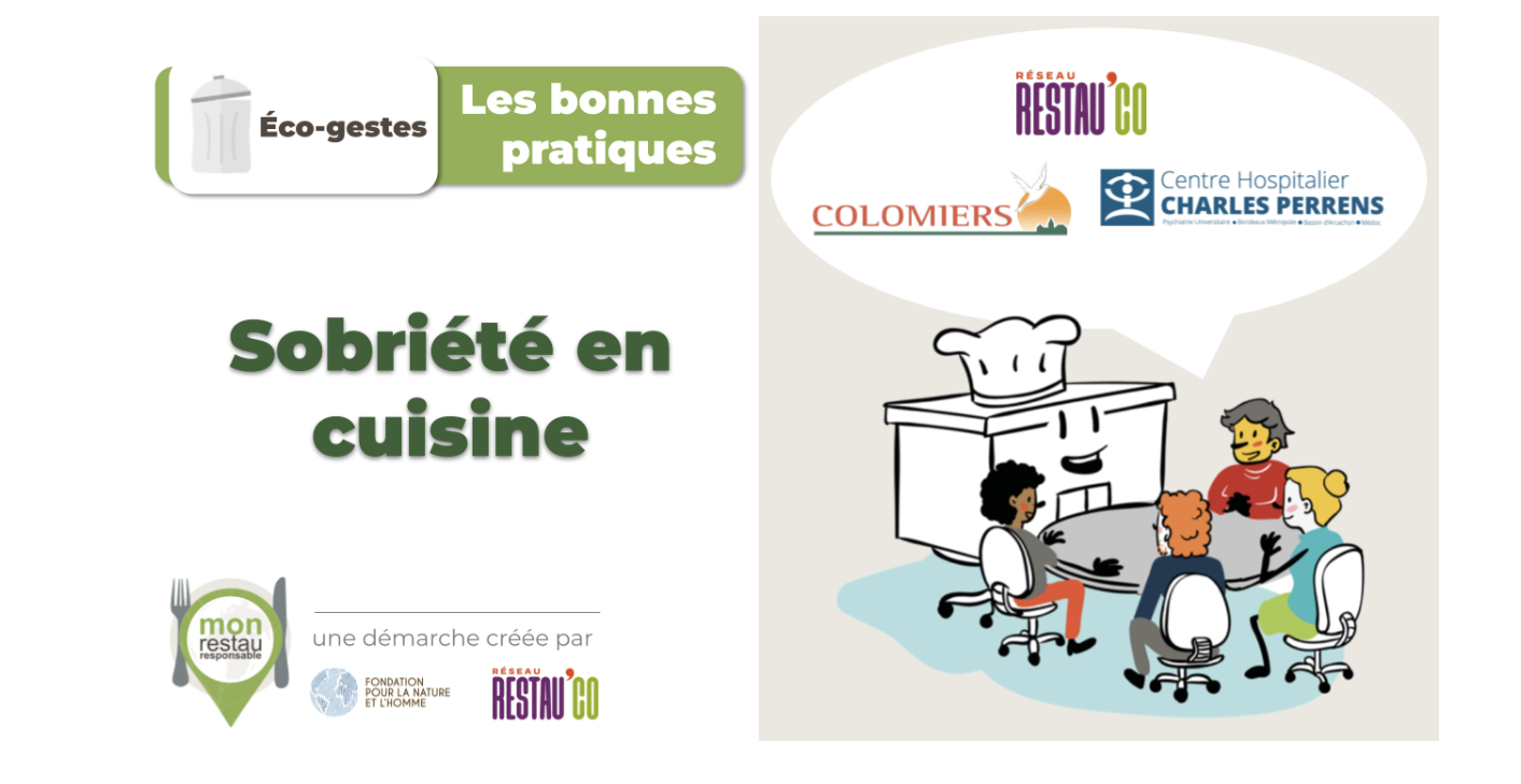 Un webinaire pour explorer les leviers de sobriété en restauration collective